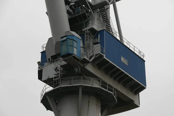 Cranes Harbor Bilbao — Stock Photo, Image