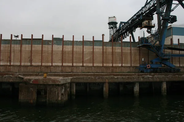 Kräne Hafen Von Bilbao — Stockfoto