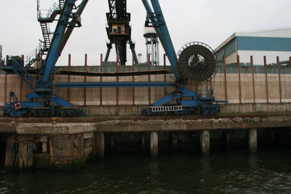 Kräne Hafen Von Bilbao — Stockfoto