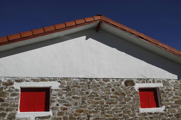 Baskijski Dom Wsi — Zdjęcie stockowe