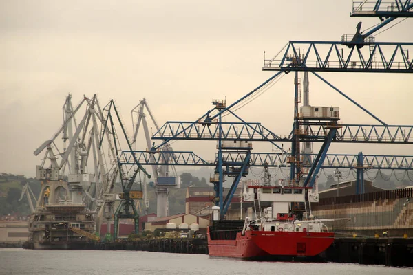 Harbor Estuary Bilbao — Stock Photo, Image