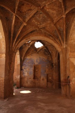 Belchite, İspanya İç Savaşı sırasında köy bombalandı.