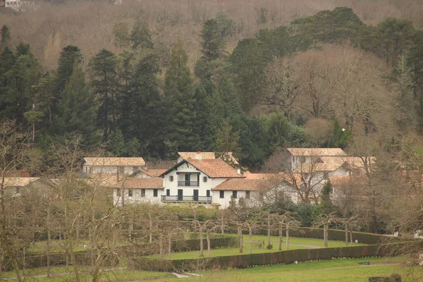 Dom Saint Jean Luz Francja — Zdjęcie stockowe