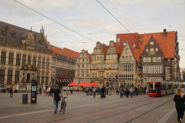 Bremen, Almanya 'nın eski bir kasabasında mimarlık