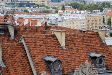 Polonya 'nın Varşova şehrinde mimarlık