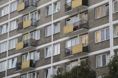 Polonya 'nın Varşova şehrinde mimarlık