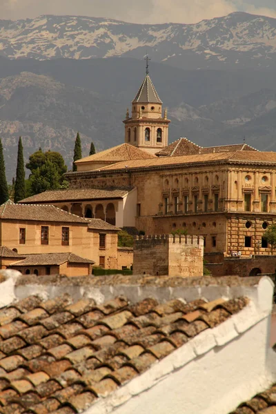 Pemandangan Kota Tua Granada Spanyol — Stok Foto