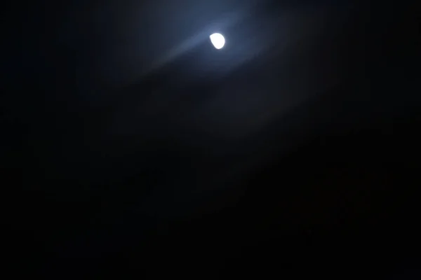 Vue Lune Nuit — Photo