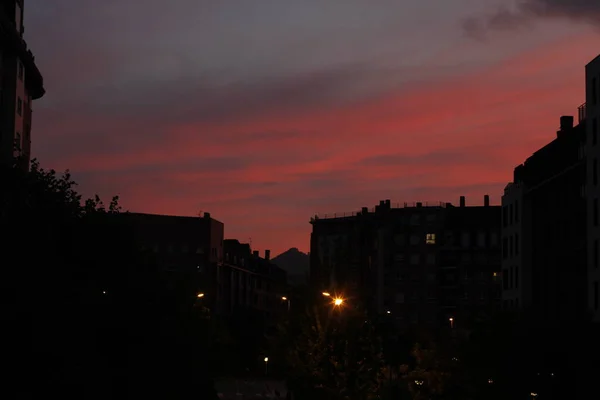 Západ Slunce Letním Dni — Stock fotografie