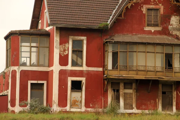 Fábrica Abandonada Los Suburbios Bilbao —  Fotos de Stock