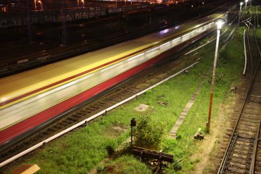 Kentsel çevreye yakın bir demiryolu