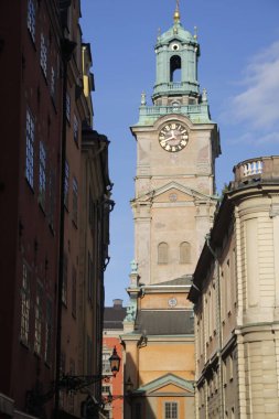 Stockholm şehir merkezinin mimarisi.