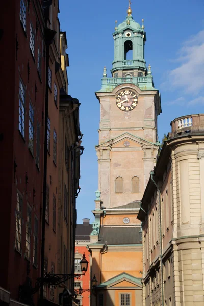 斯德哥尔摩市中心的建筑 — 图库照片