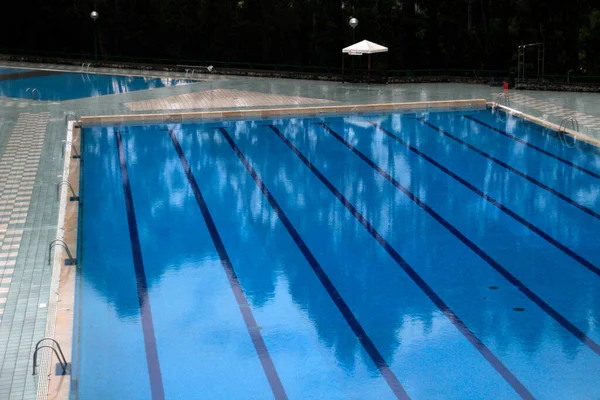 Swimming Pool Winter Day — Stock Photo, Image