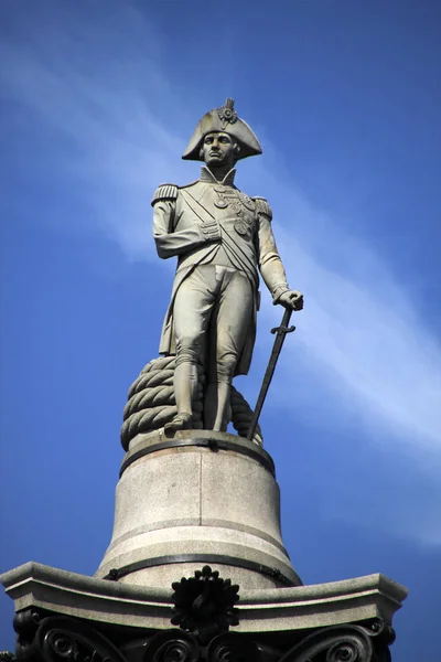 Monumento Trafalgar Square Londres — Foto de Stock
