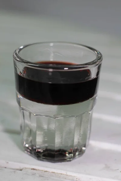 Red Wine Typical Basque Glass — Φωτογραφία Αρχείου