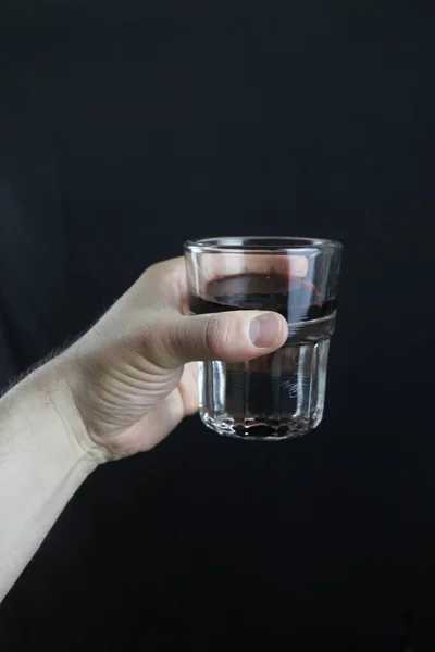 Red Wine Typical Basque Glass — Stock Photo, Image