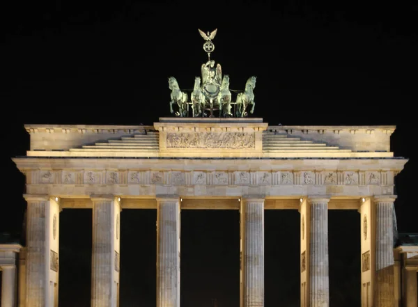 Blick Auf Das Brandenburger Tor Von Berlin — Stockfoto