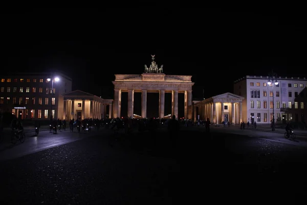 Vista Portão Branderburg Berlim — Fotografia de Stock