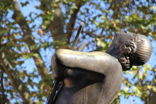 Sculpture Downtown Bilbao — Stock Photo, Image