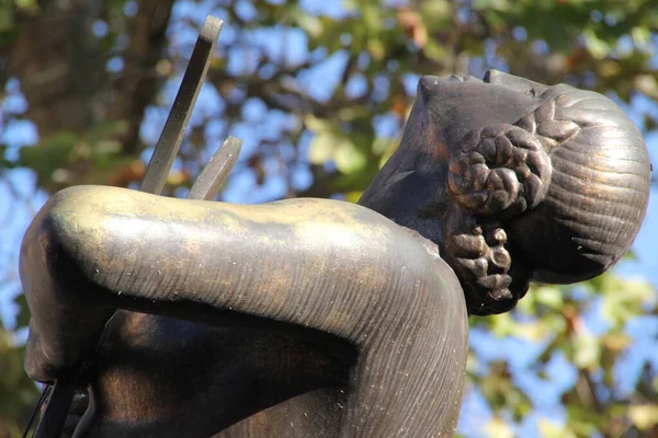 Скульптура Центре Бильбао — стоковое фото