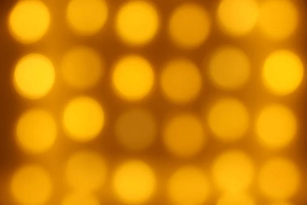 Abstract Yellow Lights Bokeh Effect — Stock Photo, Image