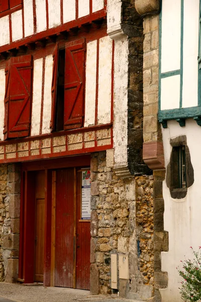 Antigua Casa Espelette Francia —  Fotos de Stock