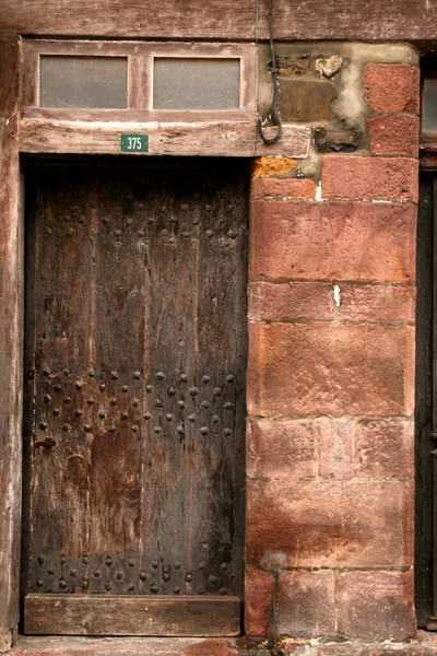 Ancient House Espelette France — Stock Photo, Image