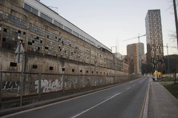 Detail Facade Factory — Stock Photo, Image