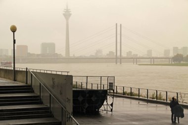 Dsseldorf şehir merkezinde mimarlık
