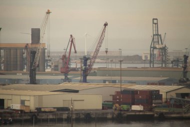 Bilbao nehrinin manzarası