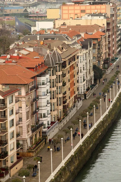 Vista Del Estuario Bilbao — Foto de Stock