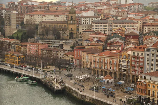 Blick Auf Die Mündung Von Bilbao — Stockfoto