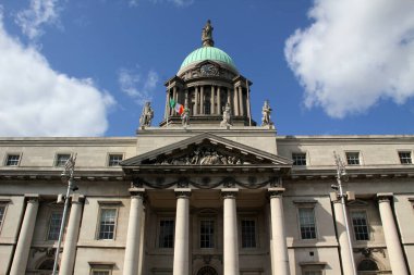 Dublin şehrinin mimarisi.