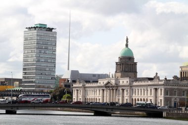 Dublin şehrinin mimarisi.