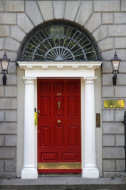Dublin şehrinin mimarisi.