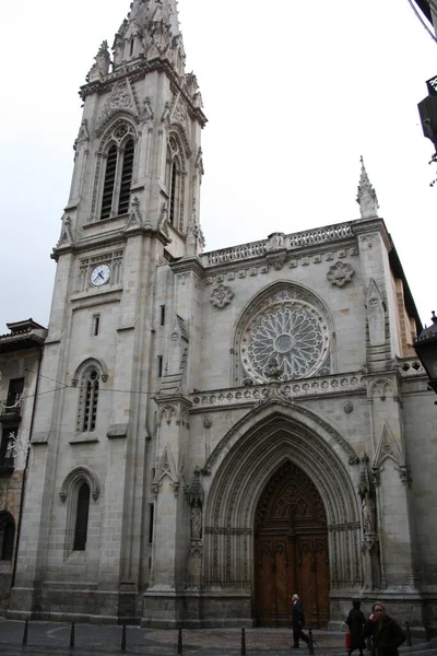 Kyrkan Ett Område Bilbao — Stockfoto