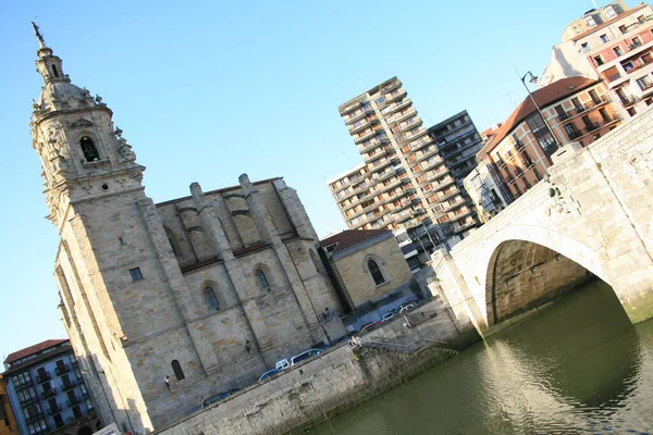 Kerk Een Buurt Van Bilbao — Stockfoto