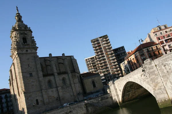 Iglesia Barrio Bilbao — Foto de Stock