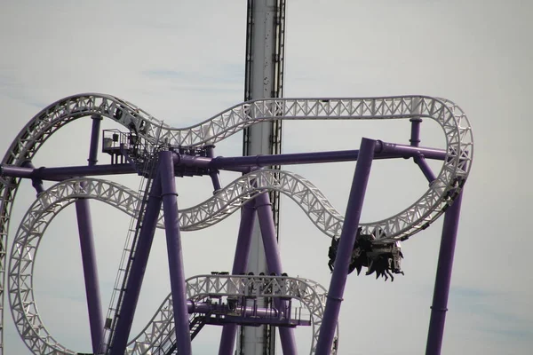 Roller Coaster Attraction Park — Stock Photo, Image