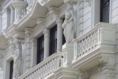 Santander şehir merkezinde bir bina.