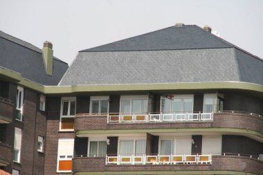 Santander şehir merkezinde bir bina.