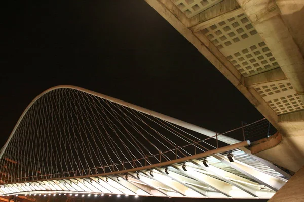 Вигляд Міст Через Естуарій Більбао — стокове фото