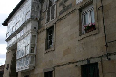 İspanya 'nın Vitoria-Gasteiz şehrinde klasik mimari