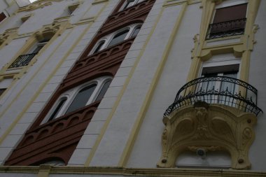 İspanya 'nın Vitoria-Gasteiz şehrinde klasik mimari