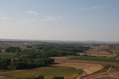 İspanya 'nın iç kesimlerinde manzara