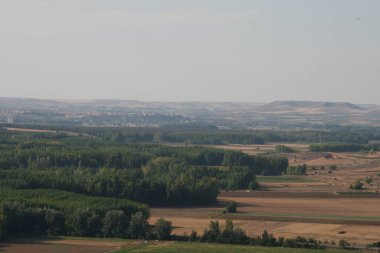 İspanya 'nın iç kesimlerinde manzara