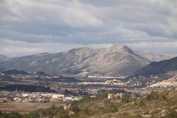 Landschaft Landesinneren Spaniens — Stockfoto