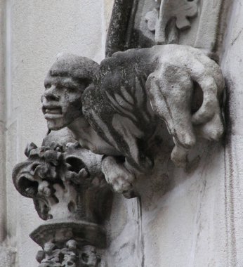 Bilbao şehrinde heykel