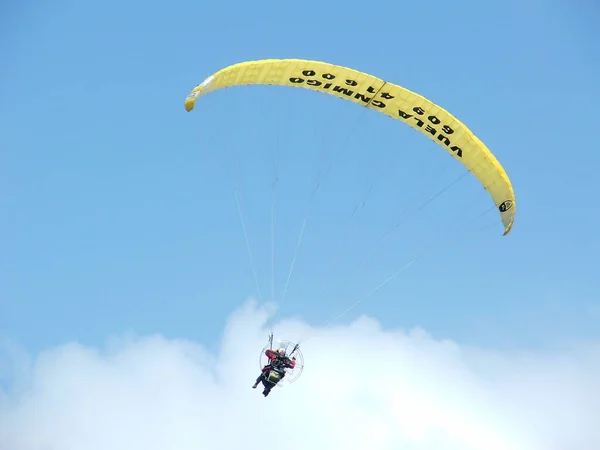 Parapente Dia Verão — Fotografia de Stock